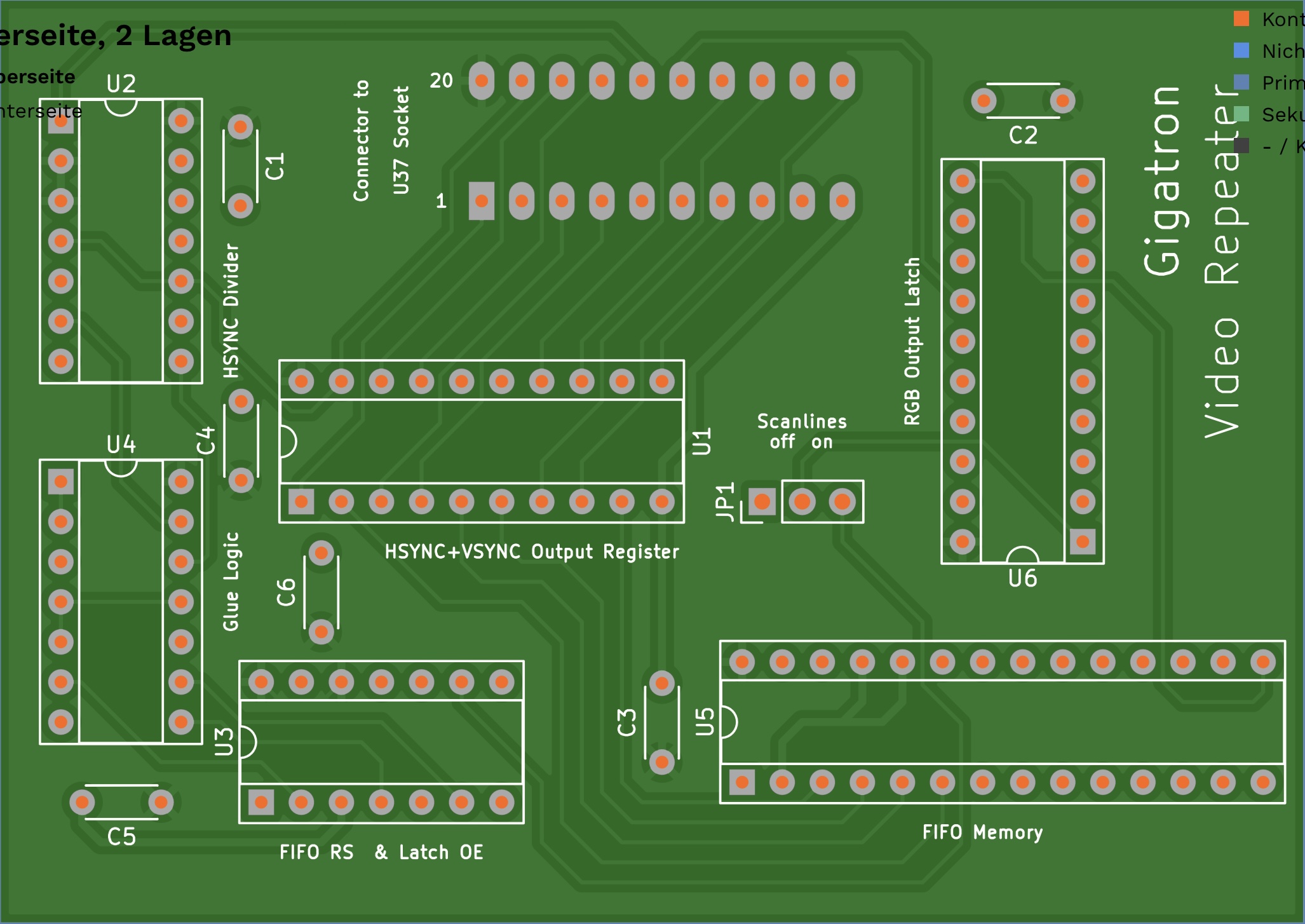 Video Repeater PCB
